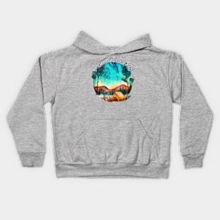 Camping Is My Happy Place Kids Hoodie